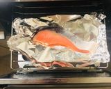 焼鮭とニラの冷やし出汁茶漬け作り方1写真