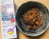焼鮭とニラの冷やし出汁茶漬け作り方3写真