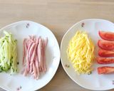 パスタで♡冷やし中華作り方2写真