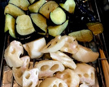 揚げ野菜ときざみオクラのおろし和え作り方3写真