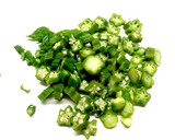 揚げ野菜ときざみオクラのおろし和え作り方5写真