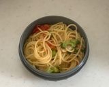お弁当にもう一品！毎朝簡単レンジパスタ作り方5写真