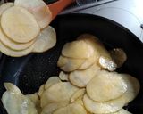 夏休みランチ！ジャガイモのフライパンピザ作り方2写真