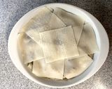 簡単シュウマイの皮で!和風味噌ラザニア作り方7写真