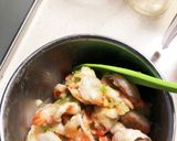 野菜でかさ増しエビチリ作り方3写真