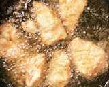 鶏唐揚とゴーヤ・茄子の素揚げ甘酢餡掛け作り方4写真