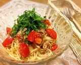 トマトとアボカドの冷製パスタ作り方8写真