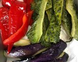 鶏唐揚とゴーヤ・茄子の素揚げ甘酢餡掛け作り方6写真