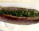 秋刀魚のジェノベーゼ焼き　作り方3写真