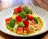 トマトとアボカドの冷製パスタ作り方7写真