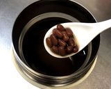 黒糖小豆ミルクオートミール作り方1写真