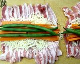 チーズ肉巻き。作り方2写真