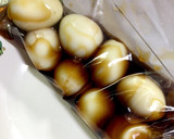 うずらの卵で 味玉とか煮玉子 ゆーやつ作り方2写真