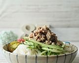 レンチン甘酒味噌肉そぼろそうめん作り方6写真