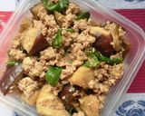 ＊甘辛！茄子とピーマンの味噌そぼろ炒め＊作り方5写真