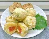 はんぺんにポテト明太子パセリ衣揚げ作り方8写真