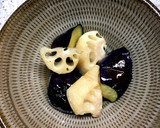 揚げ野菜ときざみオクラのおろし和え作り方10写真