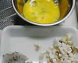 青梗菜のひき肉と海老のオイスターソース作り方2写真