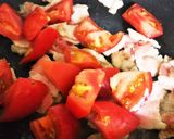 10分で簡単♪豚バラとトマトと卵の炒め物作り方4写真