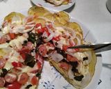 夏休みランチ！ジャガイモのフライパンピザ作り方6写真