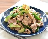 キュウリと豚肉のザーサイ炒め作り方5写真