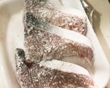 美味しいぶりの照り焼き☆鮑添え☆作り方1写真