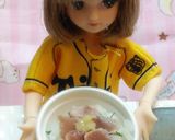 リカちゃんサイズ♡野球シリꕤ鰹のタタキ丼作り方7写真
