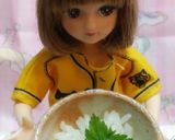 リカちゃんサイズ♡野球シリ*しらす丼作り方3写真