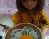 リカちゃんサイズ♡野球シリ*しらす丼作り方5写真