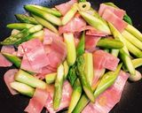 アスパラとベーコンの塩バター炒め作り方3写真