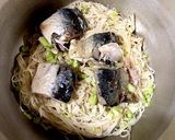 簡単♫鯖缶de素麺チャンプルー作り方4写真