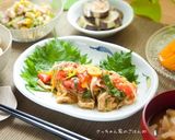 サバのカレー南蛮⁂大葉とトマトたっぷり作り方8写真