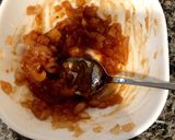 鶏ハムのピリ辛らっきょソース、チーズ乗せ作り方2写真