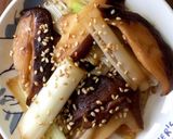 簡単！だけど美味しい椎茸と太葱の炒め物作り方8写真