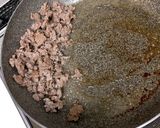 和風根菜ドライキーマカレー 卵のせ作り方1写真