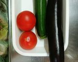 トースター10分♥️ヘルシー夏野菜グリル作り方1写真
