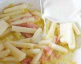 ブラックペパーが熱い！長芋のカルボナーラ作り方5写真