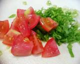 トマトの万能ねぎ塩だれ(保存食品)作り方1写真