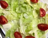 グレープフルーツ鯖生ハムレタスのサラダ作り方3写真