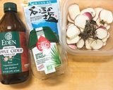 即席★あやめ雪かぶの甘酢漬け作り方1写真