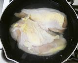 ゆで鶏で★柔らか鶏むね肉ごまドレよだれ鶏作り方5写真