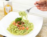 トマトとオクラとツナの冷製オリーブめん作り方6写真