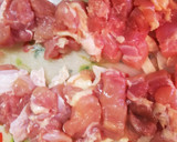 簡単炒め 鶏もも肉と玉ねぎの青じそ風味作り方2写真