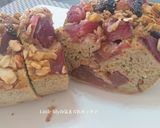 ナッツとグラノーラと林檎のパウンドケーキ作り方7写真
