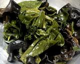 きくらげの海藻サラダ作り方1写真
