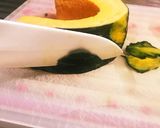 少量でかぼちゃの煮物作り方1写真