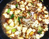 豆腐とブタ小間の味噌炒め丼作り方5写真