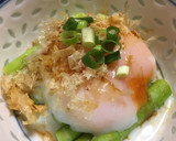 アスパラガスと温泉卵の和風ビスマルク風作り方12写真