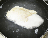 鶏むね･鶏もものゆで鶏の旨みで！卵スープ作り方4写真