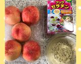 フレッシュ桃の…丸ごと桃ゼリーはいかが♪作り方1写真